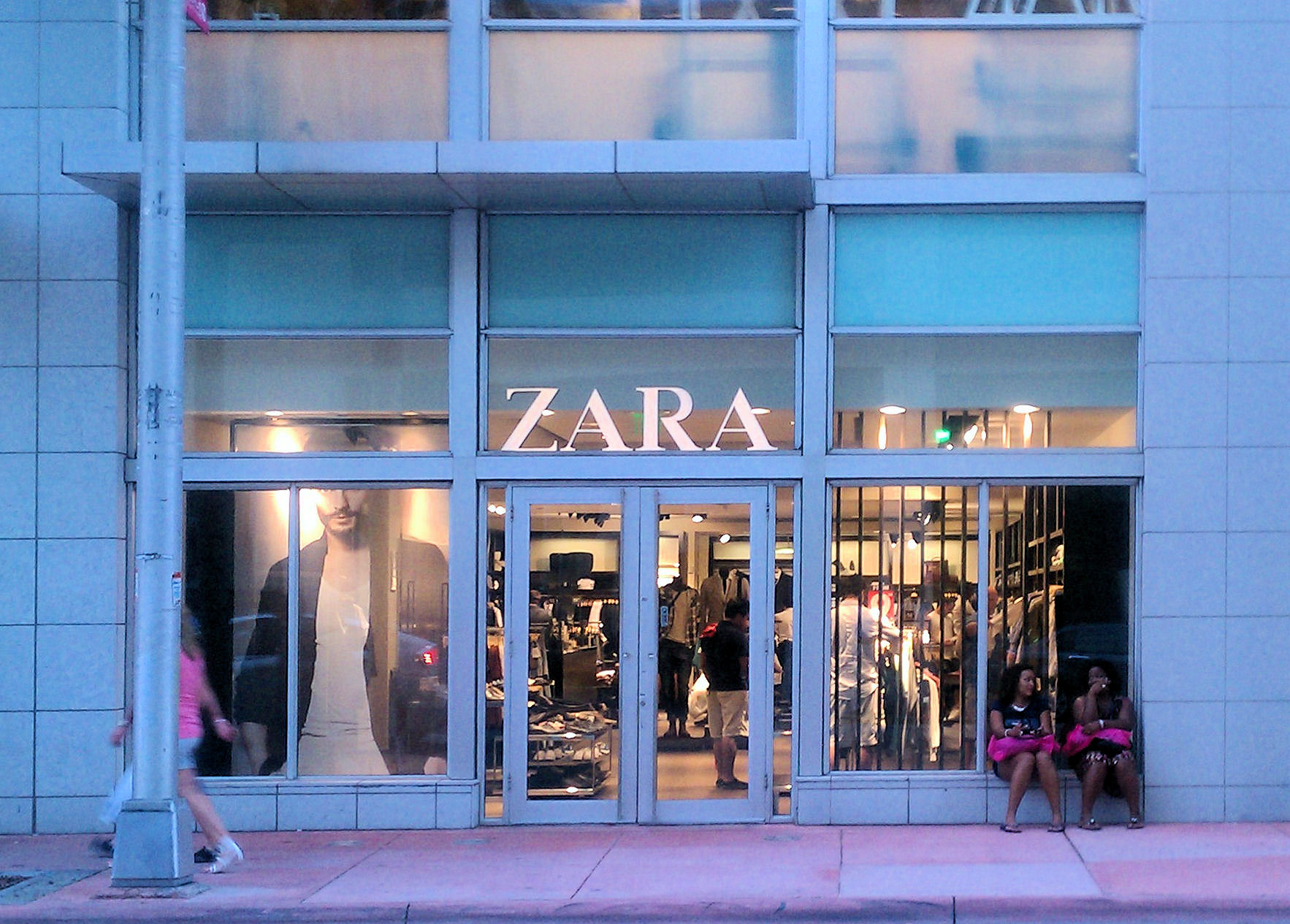 Zaraâ€™s South Beach store, in Miami Beach, Florida.